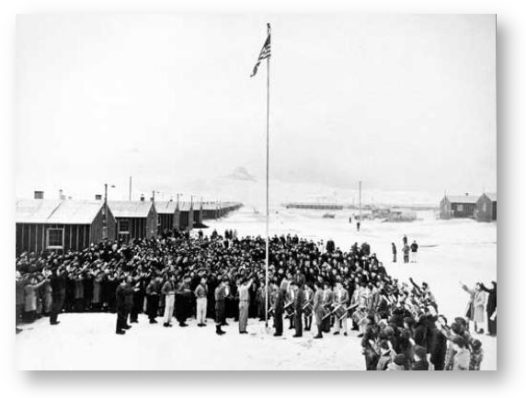 Heart Mountain WWII prison camp © Hansel Mieth & Otto Hagel