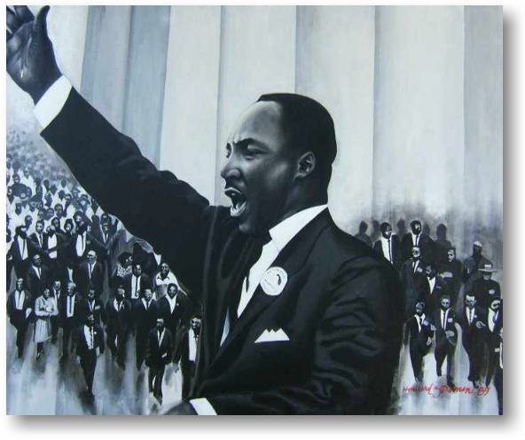 Martin Luther King Jr. © Howard Stroman