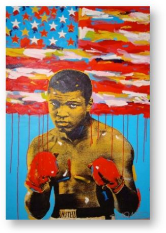 Portrait of Muhammad Ali by John Stango