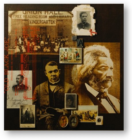 Black History collage © Fred Otnes, National Geographic Society, & Corbis